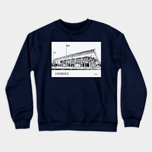 Hawaii State USA Crewneck Sweatshirt